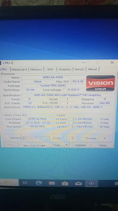 Placa Madre ECS A55F-M3 con Procesador AMD A4-3400 - miniatura 4