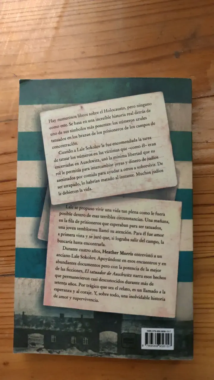 Libro El Tatuador de Auschwitz de Heather Morris - 2