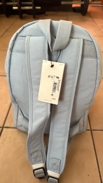 Mochila Kipling azul claro con llavero de mono - miniatura 2