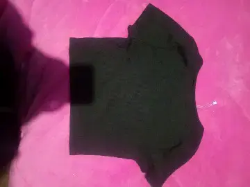 Blusa negra con botones para mujer - 3