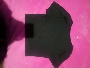 Blusa negra con botones para mujer - miniatura 3