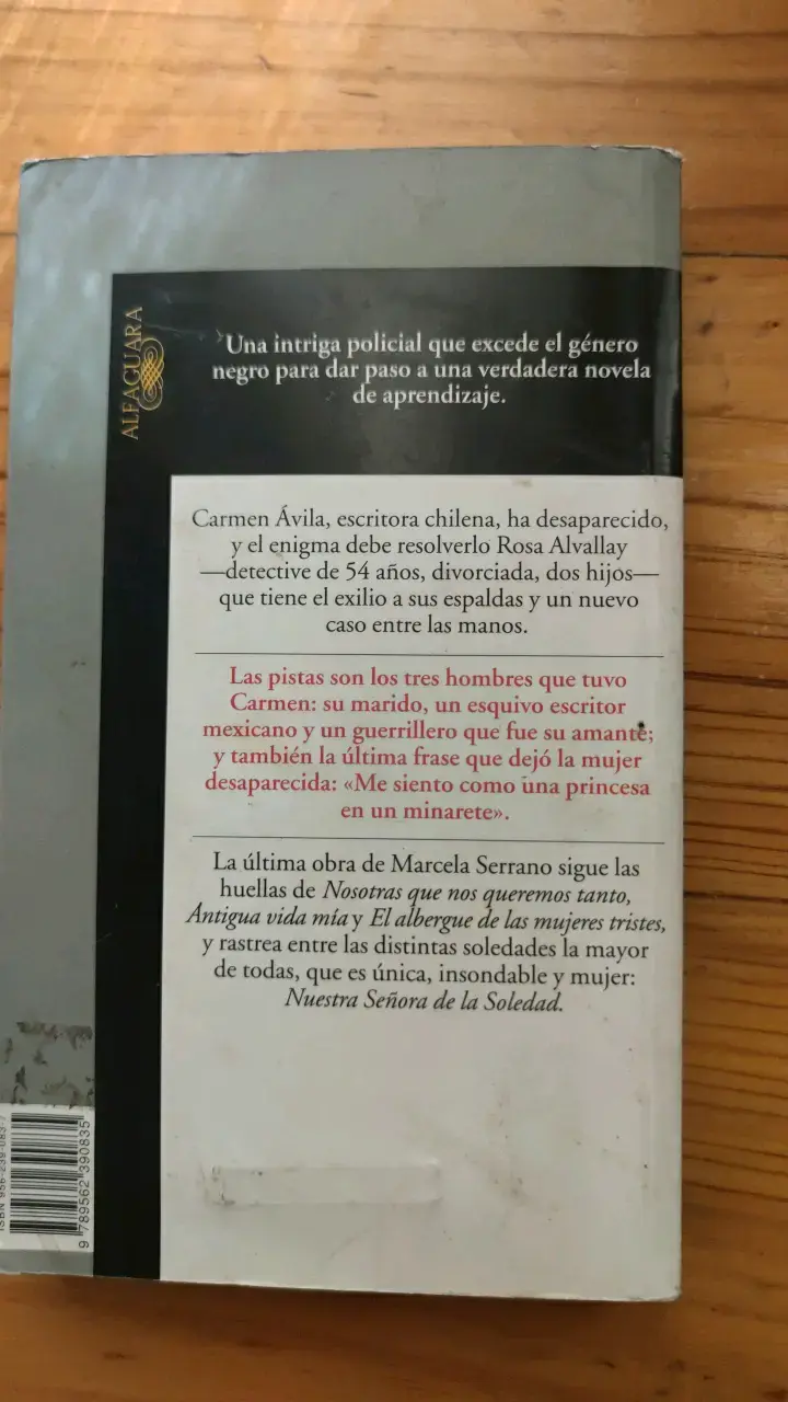 Libro 'Nuestra Señora de la Soledad' de Marcela Serrano - 2
