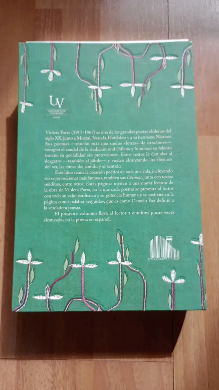 Libro de poesía de Violeta Parra - 2