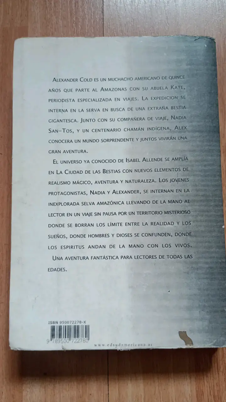 Libro 'La Ciudad de las Bestias' de Isabel Allende - 2