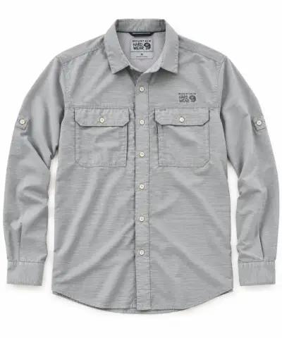 Camisa Outdoor Hombre Mountain Hardwear Gris - miniatura 1