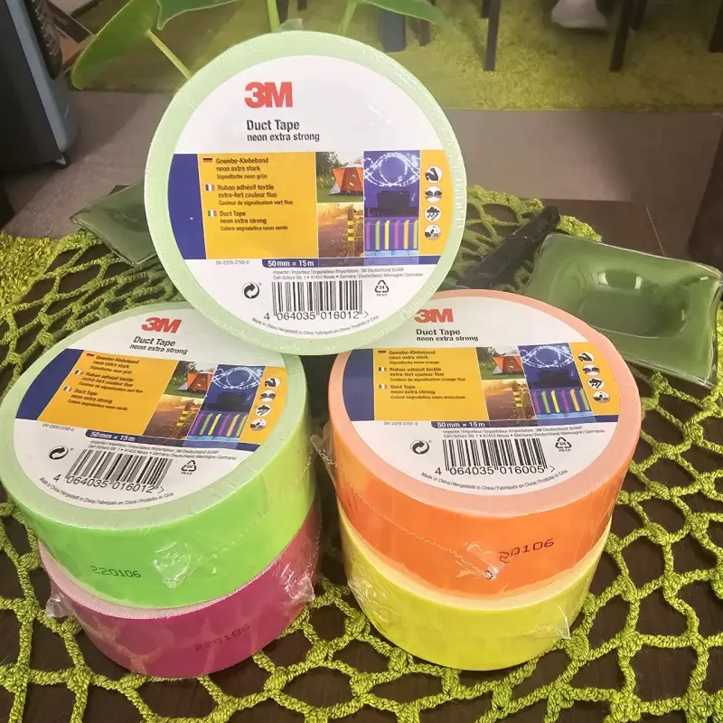 Cinta adhesiva 3M neón extra fuerte - 1