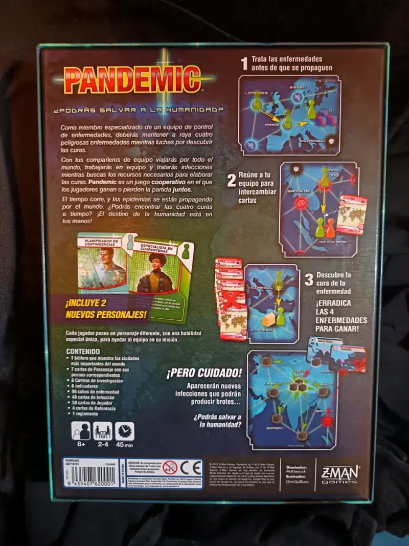Juego de mesa Pandemic - 2