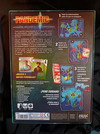 Juego de mesa Pandemic - miniatura 2