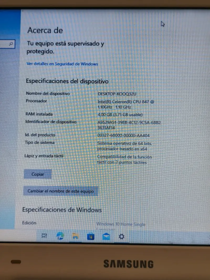 Notebook Samsung 400GB HDD 4GB RAM - 2
