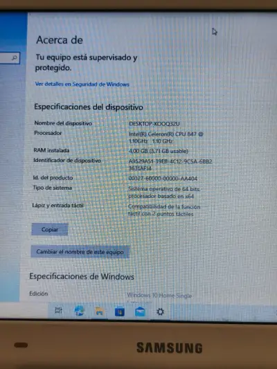 Notebook Samsung 400GB HDD 4GB RAM - miniatura 2