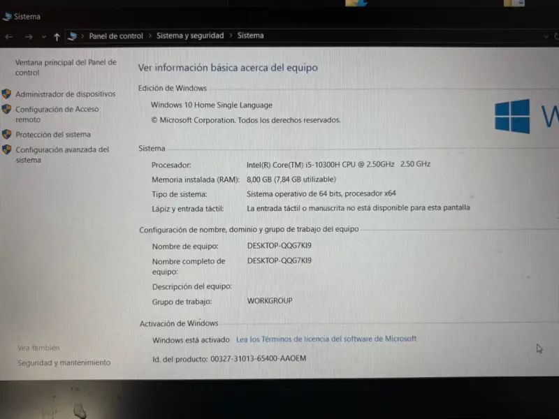 Laptop ASUS con Intel i5 y NVIDIA GTx1650 - 2