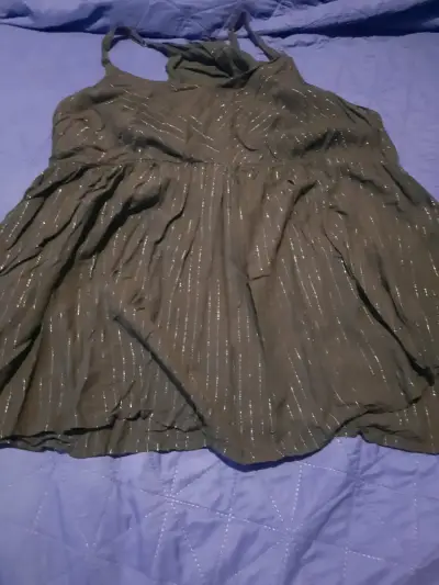 Vestido sin mangas Torrid con rayas brillantes - miniatura 3