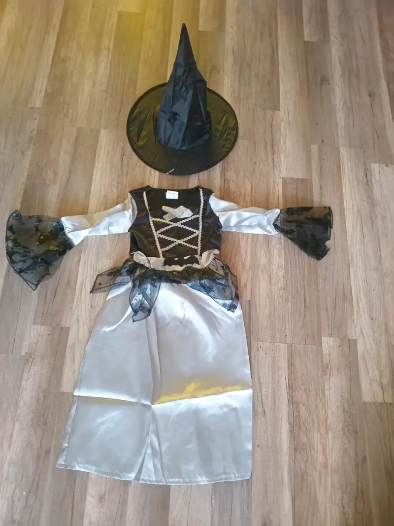 Disfraz de Bruja para Niña con Sombrero - 2