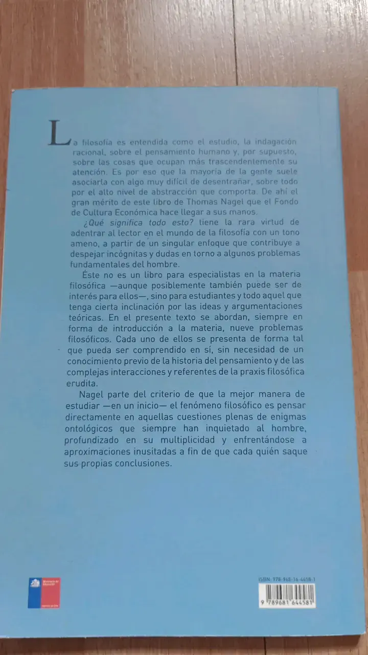 Libro ¿Qué Significa Todo Esto? de Thomas Nagel - 2