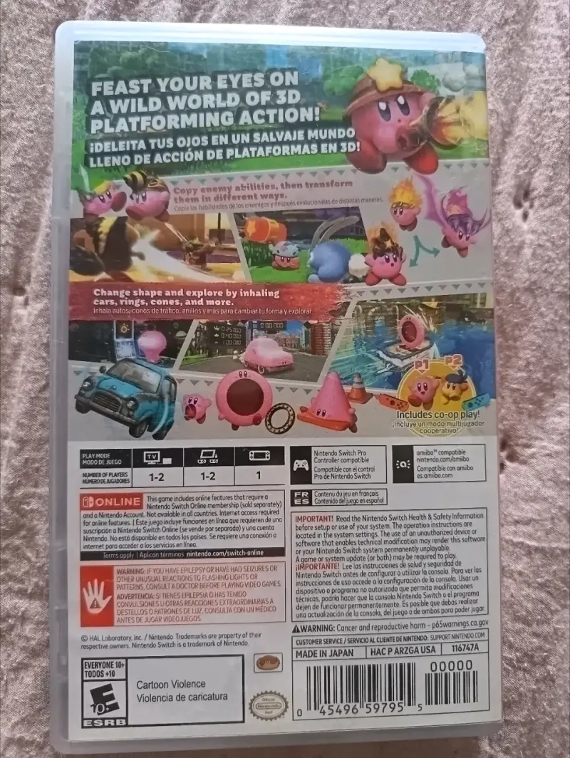 Juego Nintendo Switch Kirby and the Forgotten Land - 2