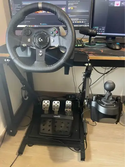 Volante Logitech G920 + Palanca cambios + Soporte - miniatura 1