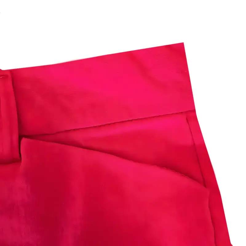 Pantalón Capri Rojo Brigitte Naux Talla 4 Mujer - 3