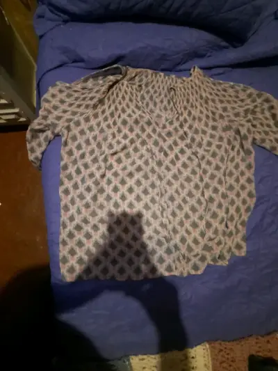 Blusa estampada de manga larga - miniatura 1