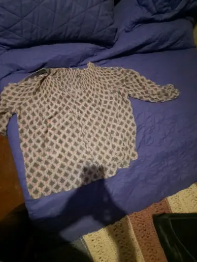 Blusa estampada de manga larga - miniatura 2