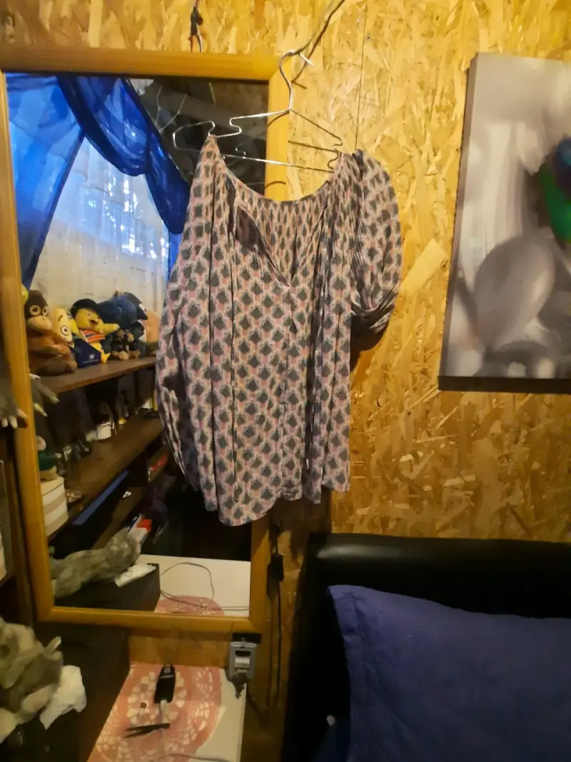 Blusa estampada de manga larga - 4