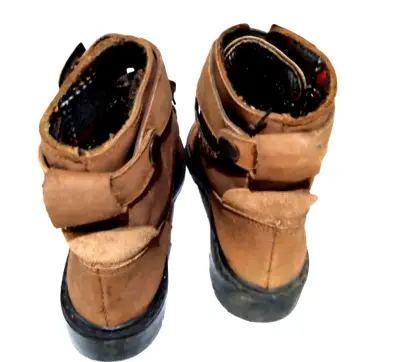 Botines de cuero mujer N 35 - miniatura 3