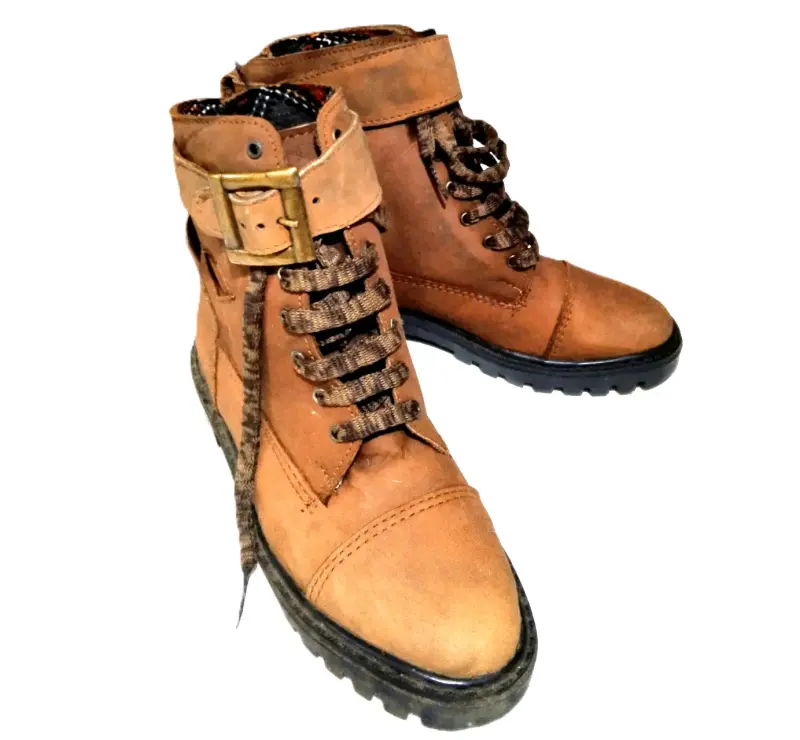 Botines de cuero mujer N 35 - 4
