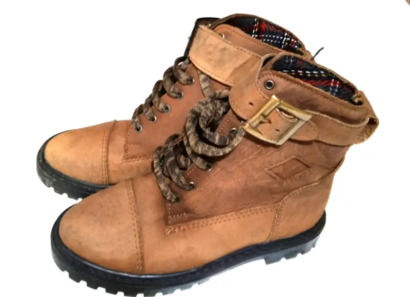 Botines de cuero mujer N 35 - 5
