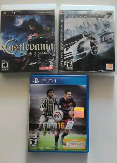 Lote de Juegos PS3 y PS4: Castlevania, Ridge Racer, FIFA 16 - miniatura 1