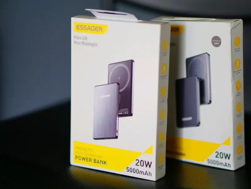 Power Bank Magnético 20W Essager 5000mAh - 1