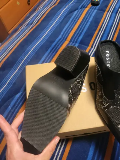 Zapatos de tacón estilo western Foster negros - miniatura 2