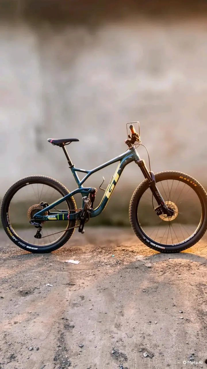 Bicicleta de montaña GT con suspensión