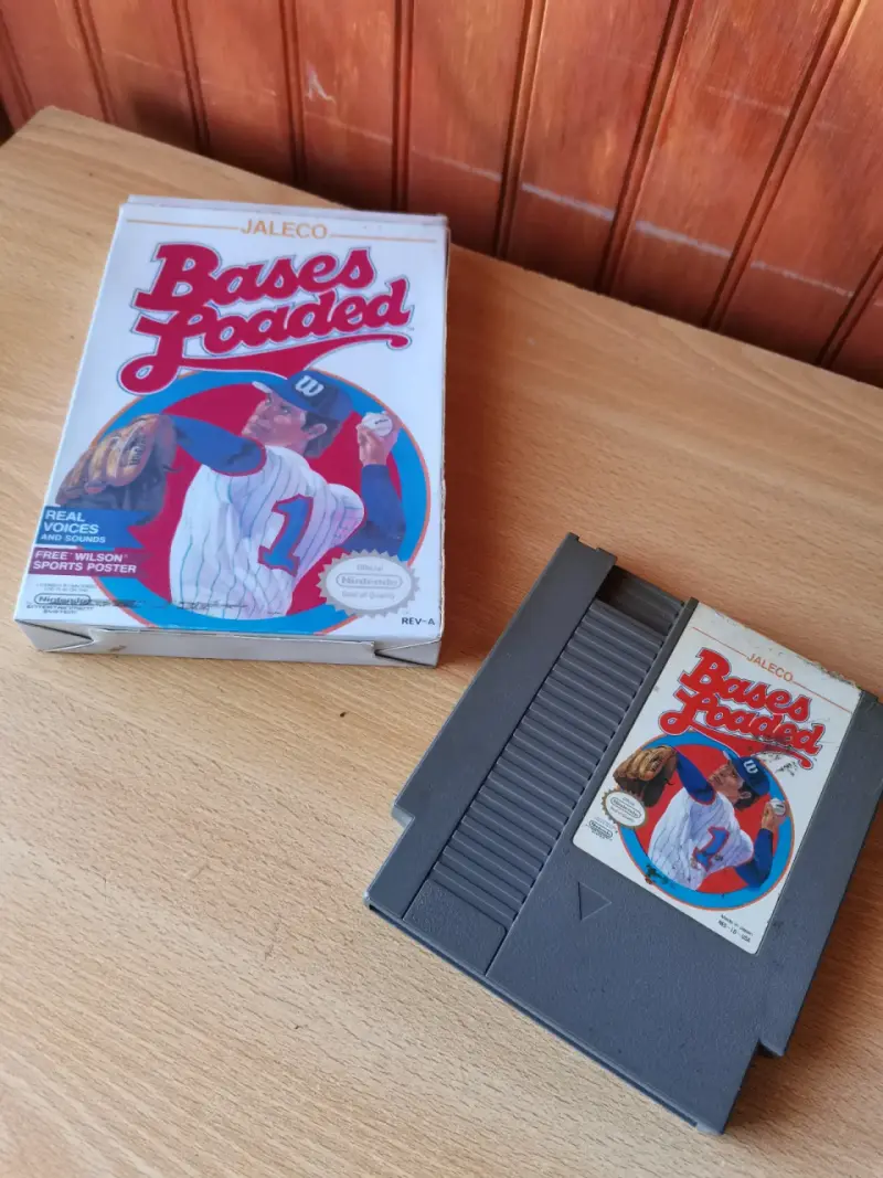 Cartucho de juego NES Bases Loaded Jaleco - 1