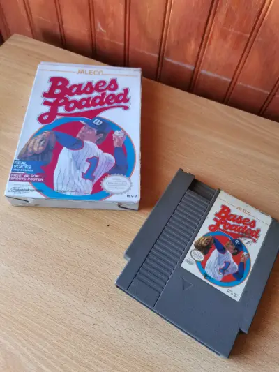 Cartucho de juego NES Bases Loaded Jaleco - miniatura 1