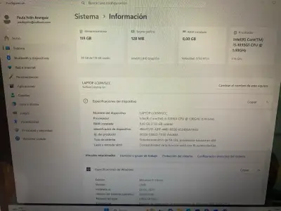 Laptop Microsoft Surface color rosa con Intel i5 - miniatura 4