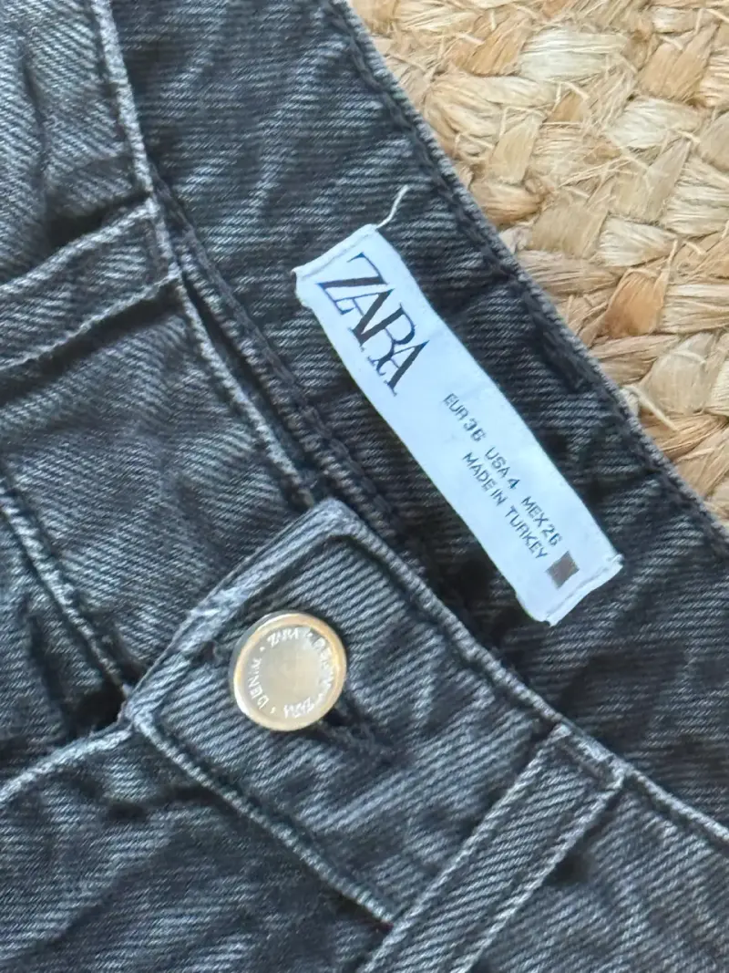 Jeans anchos negros Zara para mujer - 2
