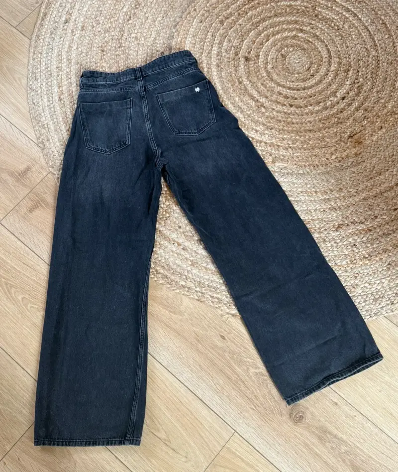 Jeans anchos negros Zara para mujer - 3