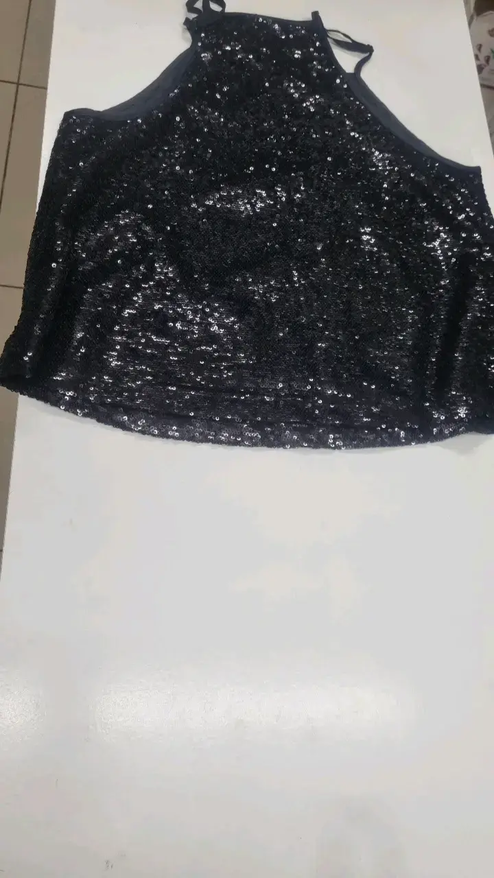 Top de lentejuelas negro Forever 21 - 2