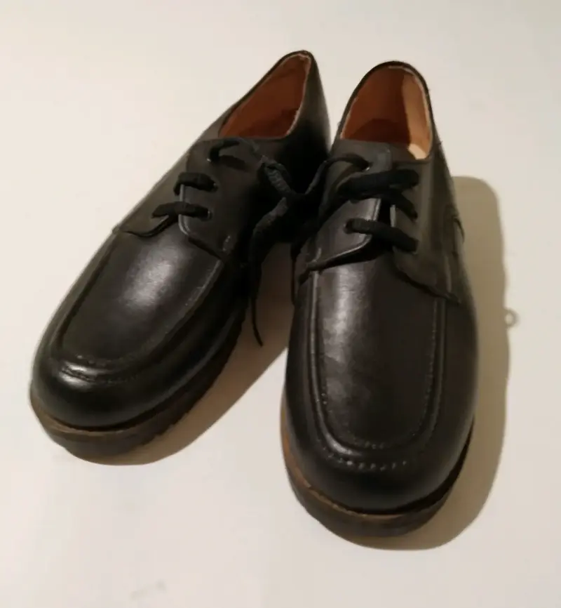 Zapatos de cuero negro N 35 - 2