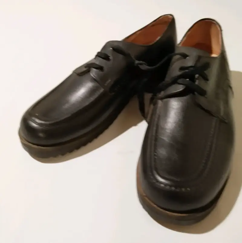 Zapatos de cuero negro N 35 - 4
