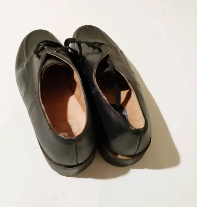 Zapatos de cuero negro N 35 - 5