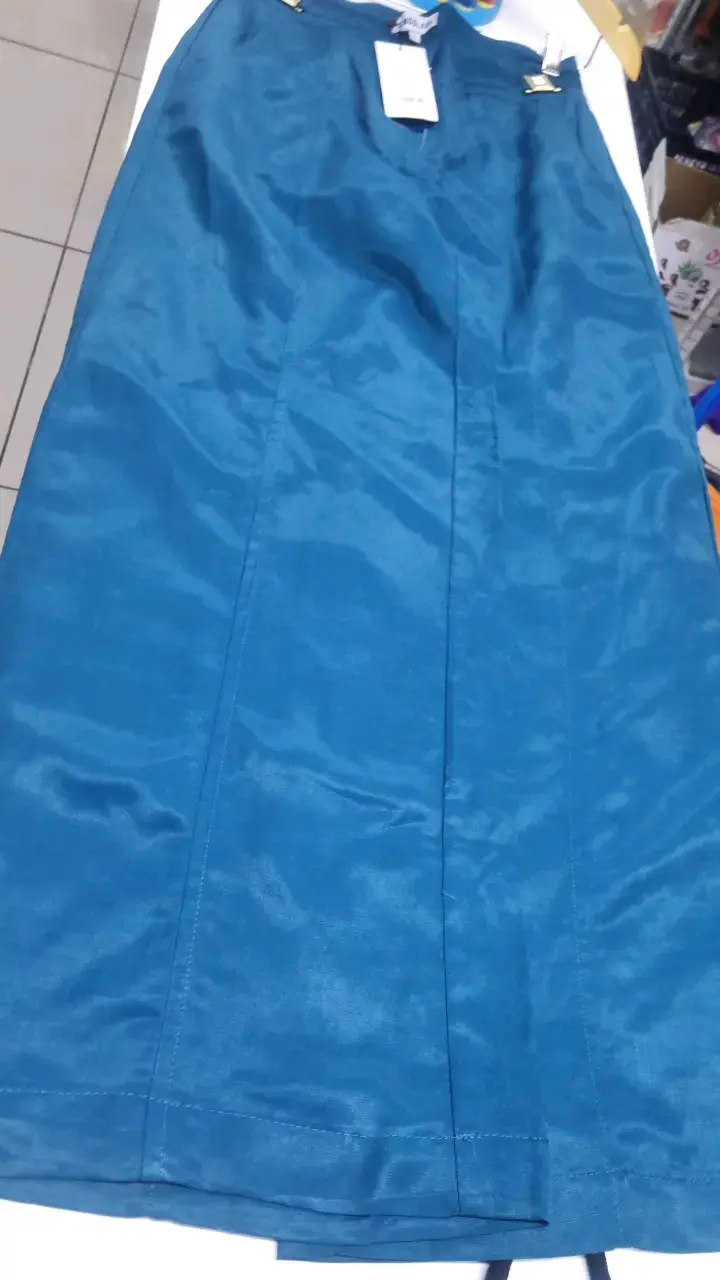 Pantalon largo azul Singolare elegante