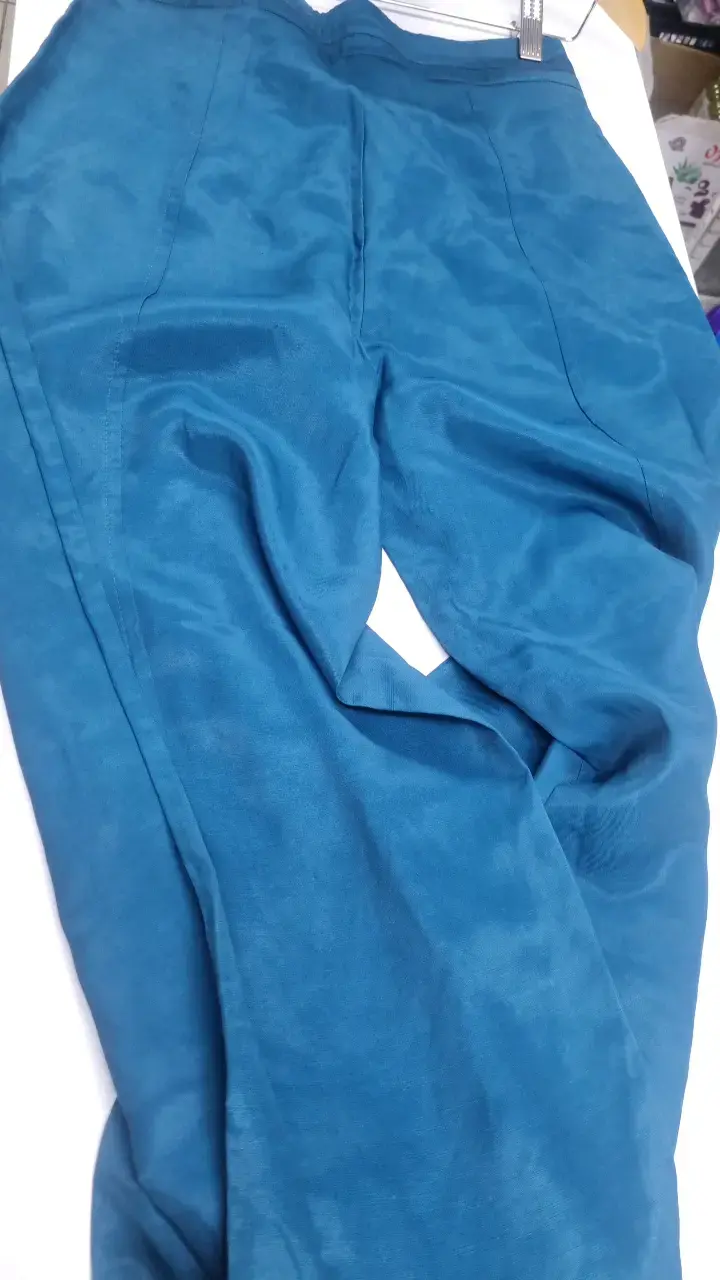 Pantalon largo azul Singolare elegante - 3