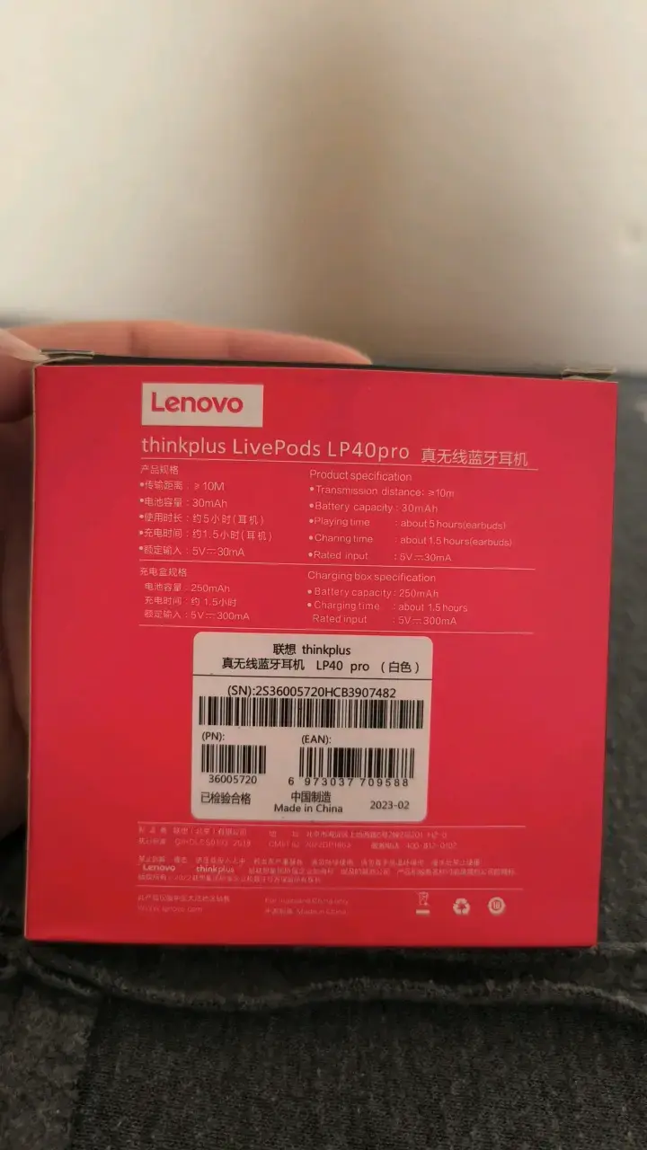 Auriculares Inalámbricos Lenovo Thinkplus LP40 Pro - 2