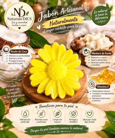 Jabones artesanales Naturals'DICS en formato de recuerdo - miniatura 2