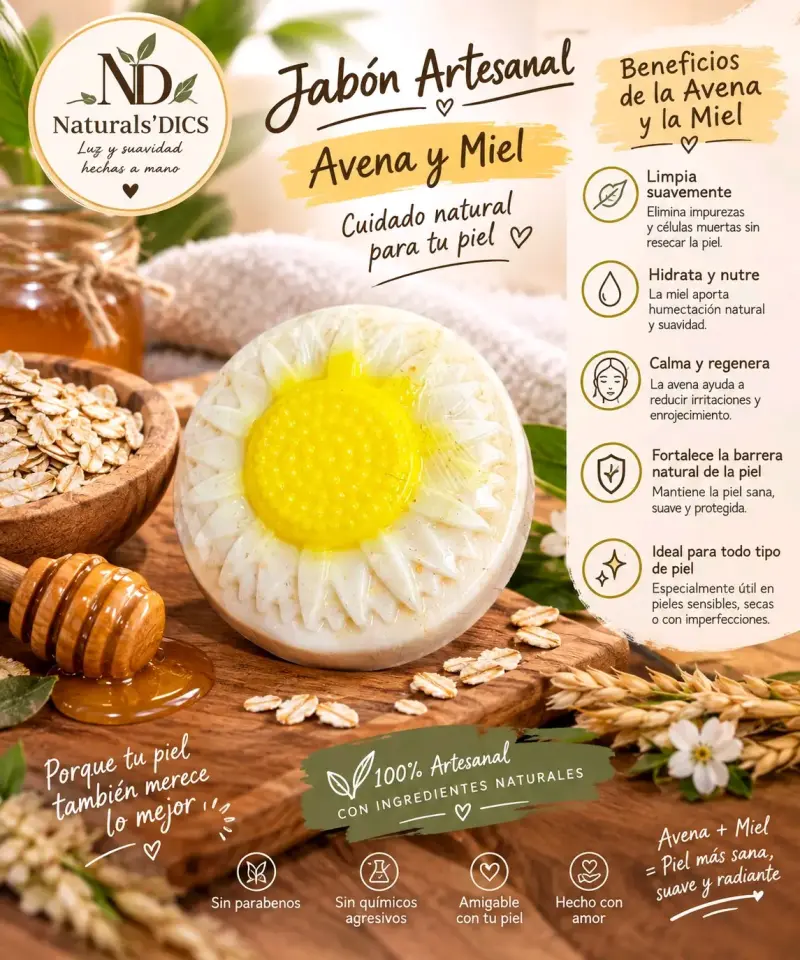 Jabones artesanales Naturals'DICS en formato de recuerdo - 3