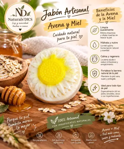 Jabones artesanales Naturals'DICS en formato de recuerdo - miniatura 3