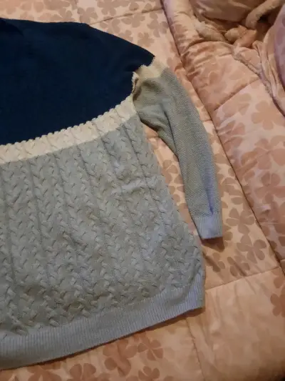 Suéter de lana tricolor Tasso Elba para hombre - miniatura 3
