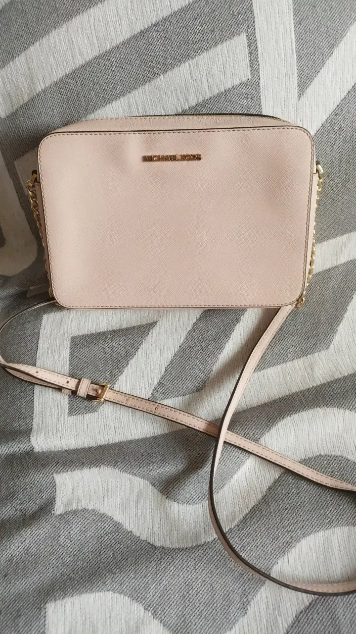 Cartera cruzada Michael Kors rosa claro - 1