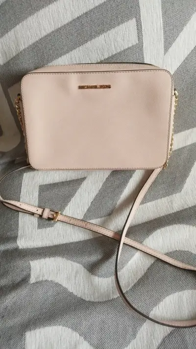 Cartera cruzada Michael Kors rosa claro - miniatura 1
