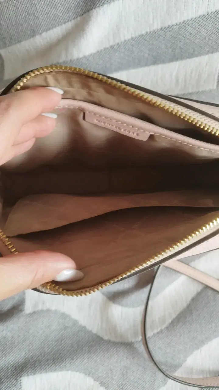 Cartera cruzada Michael Kors rosa claro - 3